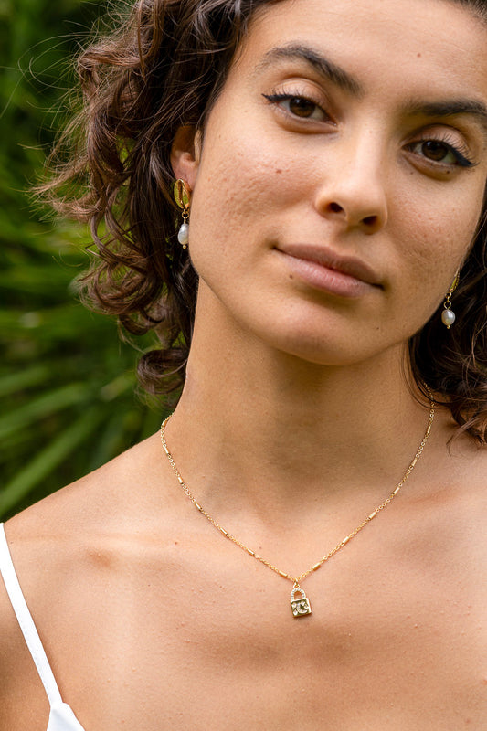 Lock necklace