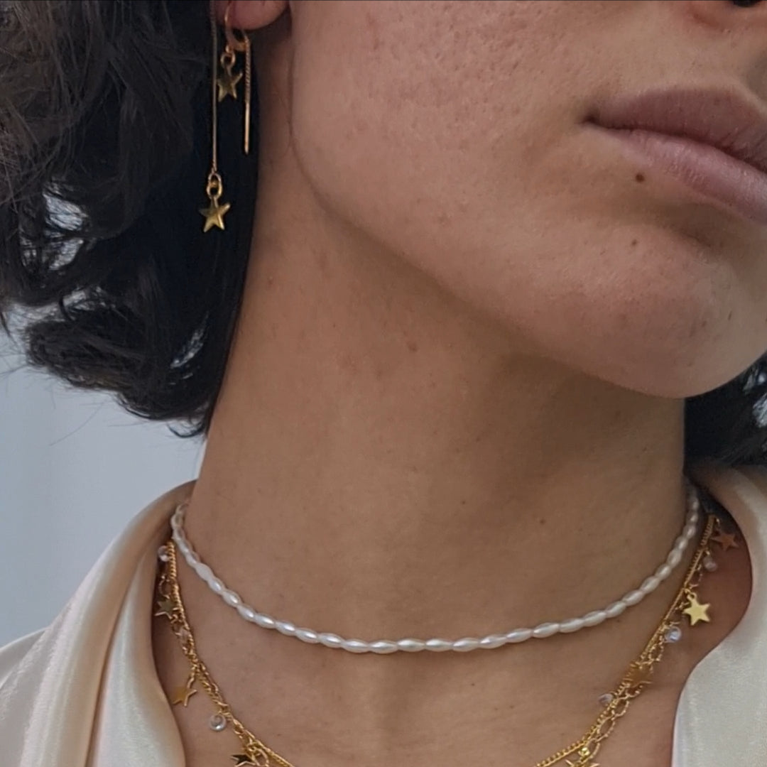 Lucky star hoops
