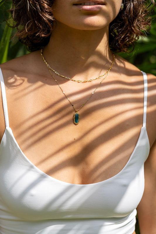 Crystal talisman necklace